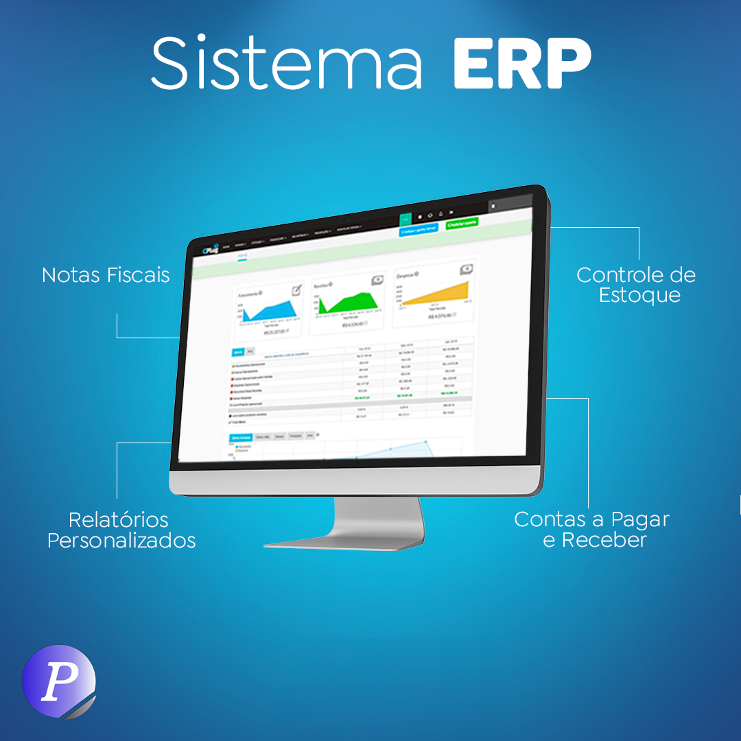 Tela de ERP para com&eacute;rcio