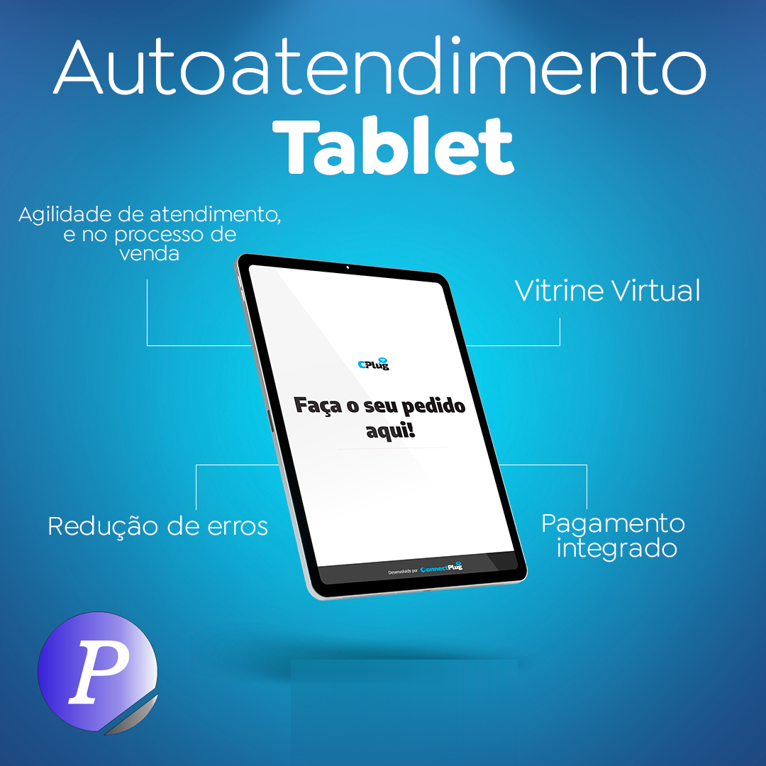 Autoatendimento tablet