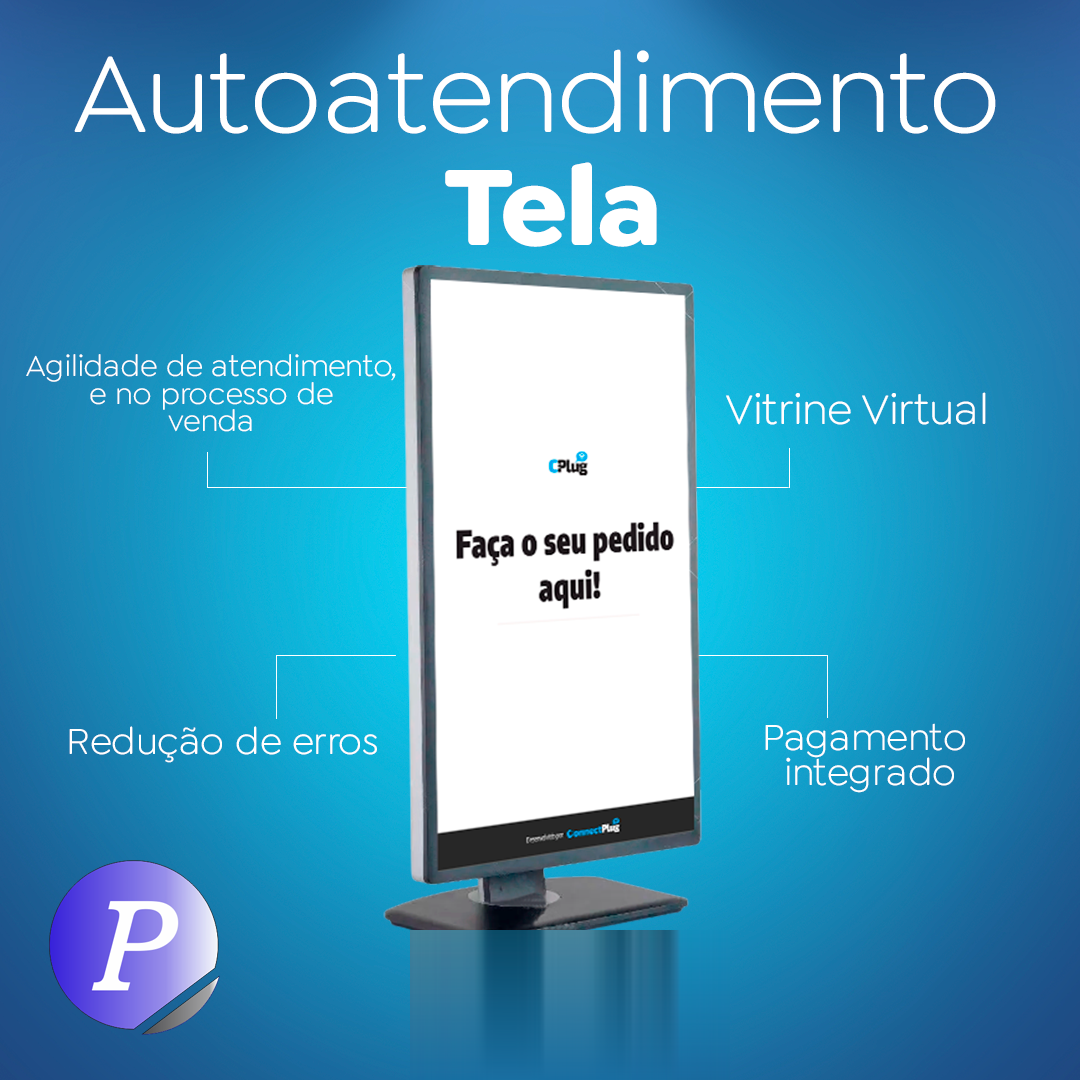 Autoatendimento tela