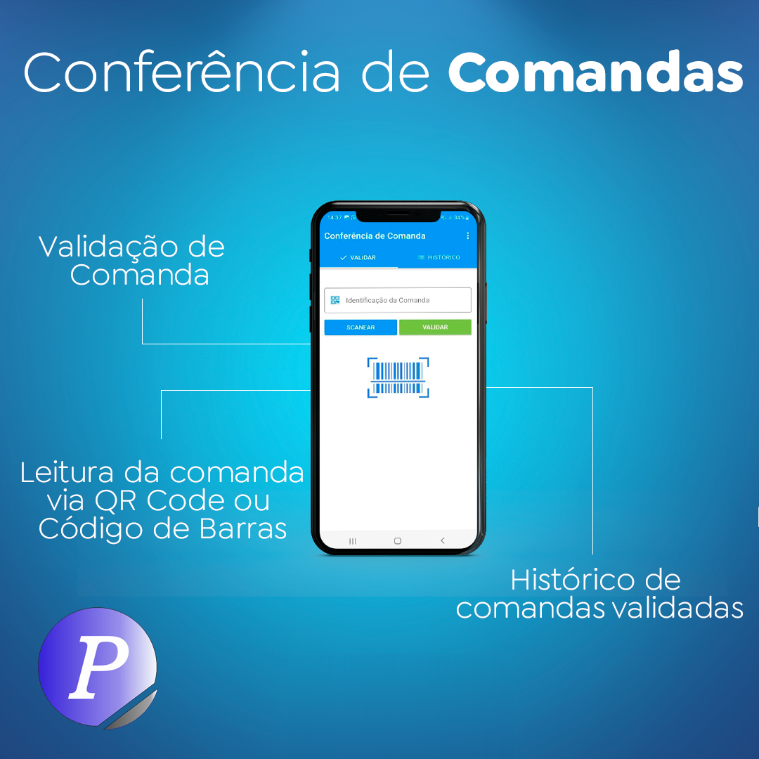 Confer&ecirc;ncia de comandas